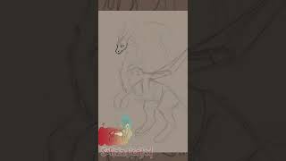 Smaugust 2024 Prompt 1 Fungus Adoptable art dragon dragons speedpaint adoptable smaugust [upl. by Ramar]