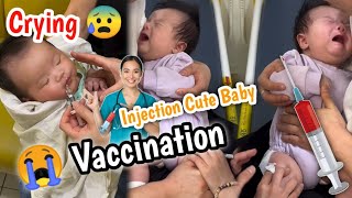 injection 💉 Little Cute Baby 😭 Crying  Doctor Baby Crying [upl. by Poucher]