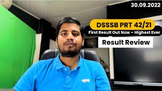 DSSSB PRT 4221 Result Review  Highest Cutoff Ever  Didnt Make This Time Watch This [upl. by Doane]