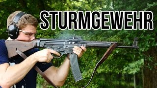 Sturmgewehr Full Auto MP43 MP44 STG44 [upl. by Nidnerb]