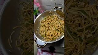 Chicken noodles recipesimple and esy to cookstreetfood trending chawmein mombaistreetfood [upl. by Aleahs]