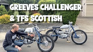 Greeves Challenger and Scottish 2stroke motorcycles [upl. by Dzoba]