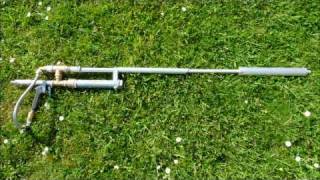 Homemade Silenced Metal Airgun [upl. by Adiuqram]