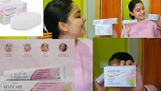 Darkspot Cream।Kozicare Skin Whitening Cream Review।amp How to use [upl. by Elsworth496]