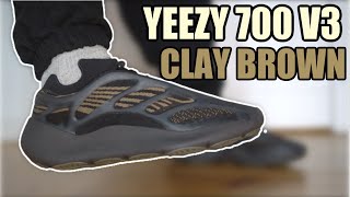 ADIDAS YEEZY 700 v3 CLAY BROWN REVIEW amp ON FEET  SIZING amp RESELL  WHY IS 700 v3 HYPE DEAD [upl. by Trudey508]