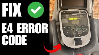 Treadmill E4 Error Code  How To Fix [upl. by Starla783]