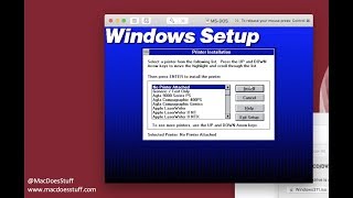 Windows 311 in VMWare Fusion [upl. by Leryt971]