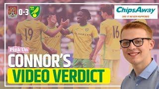 A winning start to preseason  Connors Verdict Northampton Town 03 Norwich City [upl. by Phelan]