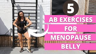 5 Ab Exercises For Menopause Belly [upl. by Buderus]