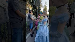 Thomas seeing Cinderella Drizella and Anastasia all together shorts disneyland autism [upl. by Delphina]