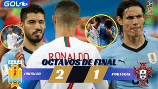 Uruguay vs Portugal 21 Resumen Extendido HD 🏆 Copa del Mundo Rusia 2018  GOL CARACOL [upl. by Ogden697]