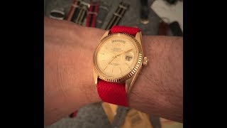 Rolex DayDate Experimenting with Straps [upl. by Karli]