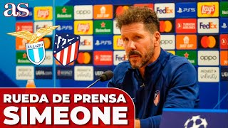 SIMEONE RUEDA DE PRENSA  La CHAMPIONS y los DESAFÍOS del ATLÉTICO  LAZIO  ATLÉTICO [upl. by Bryanty]