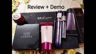 Review and Demo of ORIFLAME Makeup Products [upl. by Alleuqcaj609]