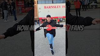 How many Barnsley fans to do 100 kick ups 😬⚽️ football barnsley kickups [upl. by Inga]