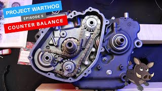 Project Warthog EP 5 KLR650 Counter Balance [upl. by Amlas239]