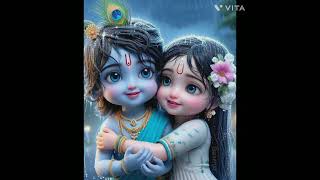 radhe krishna status video short [upl. by Kcoj]