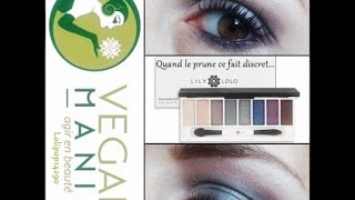 makeup Halo Quand le prune se fait discret  NEW PALETTE Lily Lolo  Enchanted  4 [upl. by Shedd]