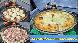 MACARRÃO DE PREGUIÇOSO  TODOS PEDEM A RECEITA [upl. by Zeni]