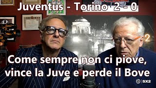 Juventus  Torino 2  0 Come sempre non ci piove vince la Juve e perde il Bove [upl. by Acinomaj63]