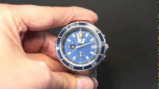 Omega Seamaster 176004 Big Blue 120m400feet [upl. by Uuge]