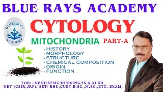 CYTOLOGY  MITOCHONDRIA HISTORY  MORPHOLOGY  STRUCTURE  ORIGIN  FUNCTION  PARTA [upl. by Yerac421]