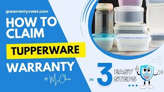 How to Claim Tupperware Warranty A Simple Guide by Warranty Valet [upl. by Edak103]