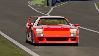 Ferrari F40 1987  Autódromo de Interlagos  Onboard VR  Replay [upl. by Llertnek920]