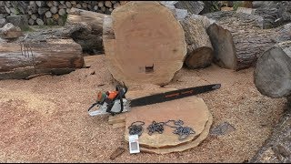 Ported Stihl 661  50quot Chain test 38 vs 404 [upl. by Aggarwal]