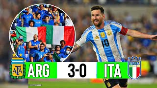 Italy Fans Will Never Forget Lionel Messi’s Humiliating Performance In This Match [upl. by Irtimed]