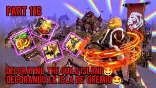 Albion Online Guild Island🤩  Isla de Gremio🤩  Millones en estética😆  Decoration  Open Business😎🤓 [upl. by Zeiger]