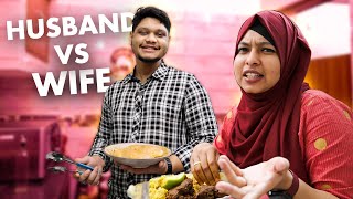 Husband vs Wife Cooking Challenge Whos the better cook Salman vs Faiza [upl. by Alika]