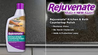 How to Restore Countertops  Rejuvenate Kitchen and Bathroom Countertop Polish [upl. by Zeena]