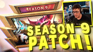 SEASON 9 PATCH NOTES HUGE GOD CHANGES ITEM BUFFS AND UPDATED MAP [upl. by Assennej862]