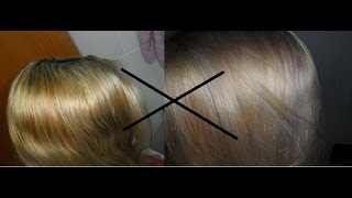 Tutorial VG  Meu teste com Violeta Genciana para desamarelar o cabelo loiro dicas de uso [upl. by Valina]