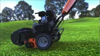 Jacobsen ECLIPSE2 122F Hybrid Walking Greens Mower Animation [upl. by Oznecniv]