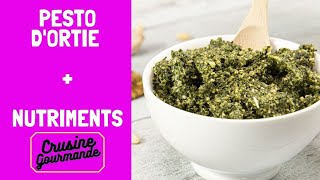 Pesto dorties crues  Recette maison facile et rapide  Crusine Gourmande 🥗 2020 [upl. by Aivat]