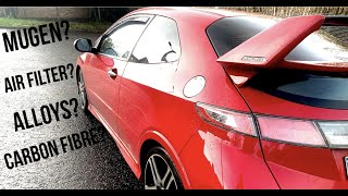 5 MODS ON MY FN2 CIVIC TYPE R [upl. by Papageno]