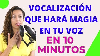 10 MINUTOS de VOCALIZACÓN que hará MAGIA en tu voz Calentamiento vocal  Natalia Bliss [upl. by Ahsuatal438]