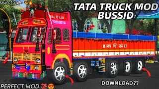 New Gujarat Style Tata Truck Mod For Bus Simulator Indonesia  tatatruckmod [upl. by Niwrud984]