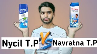 Navratna Powder vs Nycil Powder  Talcum Powder Review review [upl. by Sualocin]