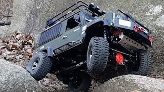 RC RC4WD Gelande D90 DEFENDER Gaya Mountain RUN II [upl. by Llehcram]