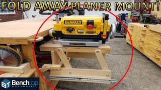 Fold Away Planer Stand with dust collection  EP12 [upl. by Asennav126]