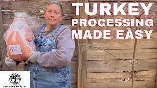 How To Process Turkeys On Your Farm Or Homestead  Official Video [upl. by Jennica197]