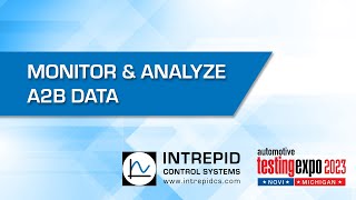 Monitor amp Analyze A2B Data at TestingExpoNovi [upl. by Ahsitak]