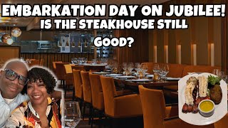 Carnival Jubilee Embarkation Day  Fahrenheit 555 Steakhouse Was the Steakhouse STILL Worth It [upl. by Berton]