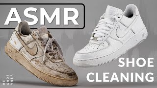 Shoe Cleaning ASMR  Nike Air Force 1 [upl. by Notanhoj]