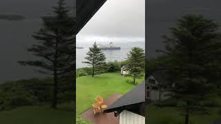 Ship  from the apartment in Tórshavn [upl. by Audsley]