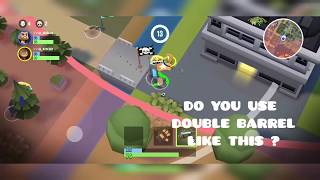 Battlelands Royale Season 9 How to use Double Barrel like a pro  Easy to follow [upl. by Ynney]