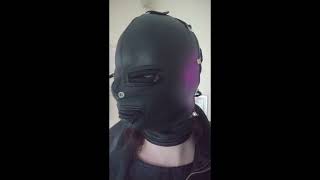 Leather Zip Face Mask [upl. by Wills884]